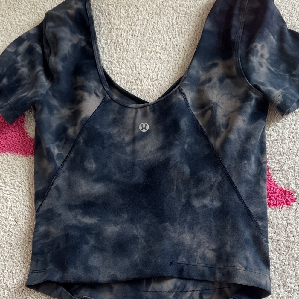 lululemon align shirt diamond dye size 4